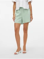 Light Green Women's Shorts Vero Moda Carmen - Women