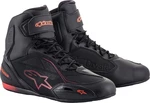 Alpinestars Faster-3 Drystar Shoes Black/Red Fluo 40 Motoros cipők