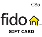 Fido PIN C$5 Gift Card CA