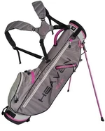 Big Max Heaven 6 Sacca da golf con cavalletto Charcoal/Silver/Fuchsia