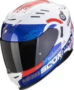 Scorpion EXO 520 EVO AIR TITAN White/Blue/Red XL Kask