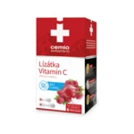 Cemio malinová lízátka s vitaminem C, bez cukru, 6 kusů