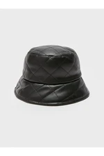 LC Waikiki Girls' Leather Look Quilted Bucket Hat