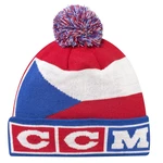 Beanie CCM FLAG POM KNIT TEAM CZECH Multiple Team Color