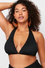 Trendyol Curve Black Bralette Bikini Top