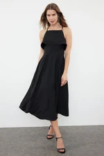 Trendyol Black A-Line Woven Dress