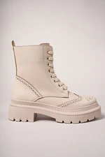 Riccon Calaerel Women's Boots 00121404 Beige Skin.