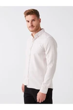 LC Waikiki Slim Fit Long Sleeve Dobby Men's Shirt