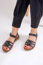 Fox Shoes Black Women's Sandals