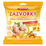 TEREZIA Želatínky s rakytníkom, zázvorom a vitamínmi 10 kusov