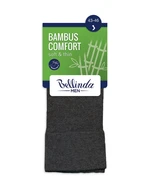 Tmavě hnědé pánské ponožky Bellinda BAMBUS COMFORT SOCKS