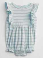 GAP Baby body stripe bubble shorty jednoczęściowy