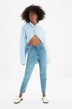 Dżinsy damskie Trendyol Mom jeans