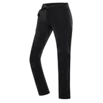 Women's softshell trousers with dwr finish ALPINE PRO AKANA black