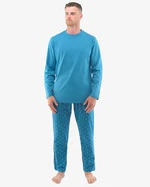 Men's pajamas Gino oversized petrol (79129)