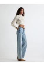 Koton Wide Leg Jeans Normal Waist Skinny Fit Buttoned - Wide Leg Jeans