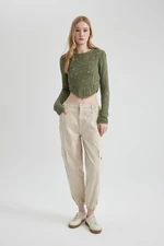 DEFACTO Coool Cargo Jogger Gabardine Trousers