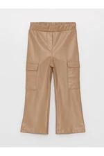 LC Waikiki LCW baby Leather Look Baby Girl Cargo Pants