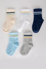 DEFACTO Baby Boy 5-Piece Cotton Long Socks