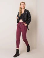 Trousers-DHJ-SP-3657.91P-burgundy