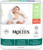 MOLTEX Pure & Nature Natahovací plenkové kalhotky Maxi 7–12 kg 22 ks