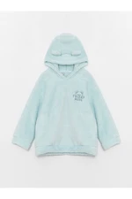 LC Waikiki Girls' Embroidered Long Sleeve Plush Hoodie