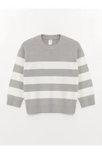 LC Waikiki Lw - Crew Neck Striped Baby Boy Knitwear Sweater