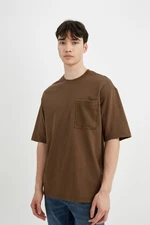 DEFACTO Boxy Fit Crew Neck Short Sleeve T-Shirt