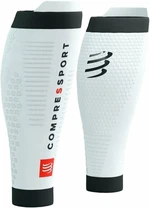 Compressport R2 3.0 White/Black T3 Couvre-mollets pour les coureurs