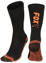 Fox ponožky Collection Black/Orange Thermolite long sock vel.10-13 (EU 44-47)