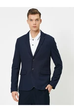 Koton Blazer - Navy blue - Regular fit