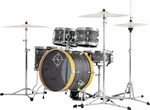 Dixon PODJ516EY Jet Set Plus Shellset Ebony Yellow Conjunto de batería acústica