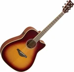 Yamaha FGC-TA Brown Sunburst Dreadnought Elektro-Akustikgitarren