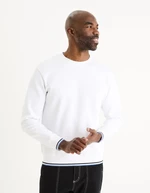White men's basic sweatshirt Celio Gepikraye
