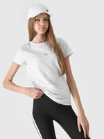 Dívčí hladké tričko z organické bavlny - bílé