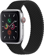 4wrist Elastický silikonový řemínek pro Apple Watch 38/40/41 mm - Black