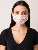 Dusty pink reusable mask