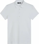 J.Lindeberg Henrietta Debossed White L Chemise polo