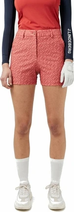 J.Lindeberg Gwen Printed Golf Short Faded Rose Bridge Monogram 26 Shorts