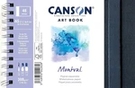 Canson Book Wire Bound Short Side A5 300 g Tájkép Vázlattömb