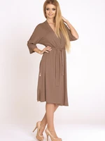 Bathrobe De Lafense 940, 942 Visa M-2XL women's mocca 006