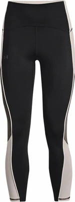 Under Armour Women's UA RUSH No-Slip Waistband Ankle Leggings Black/Ghost Gray M Fitness nohavice