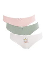 DEFACTO Fall In Love 3-Pack Basic Slip Panties