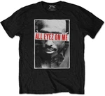 2Pac Camiseta de manga corta All Eyez Black L