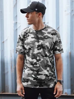 Dstreet anthracite camouflage men's t-shirt