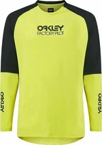 Oakley Factory Pilot MTB LS II Maillot Black/Sulphur 2XL