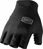 100% Sling Bike Short Finger Gloves Black L Kesztyű kerékpározáshoz