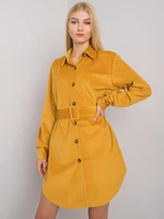 Dress-DHJ-SK-10333.12P-dark yellow