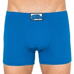 Men's boxers Styx long classic elastic blue