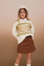 DEFACTO Girl Half Turtleneck Sweater